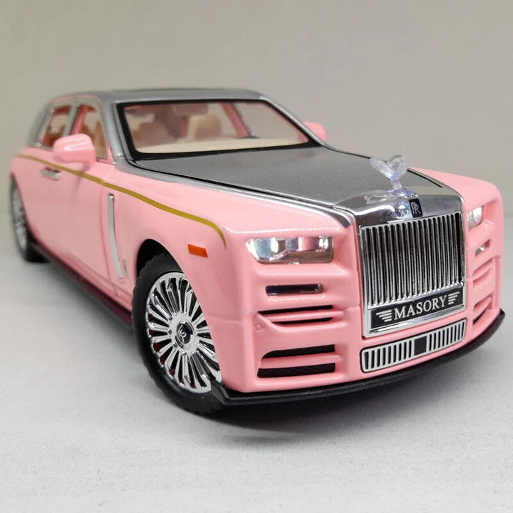 Rolls Royce Phantom Pink - Diecast Metal Car - Scale 1:24