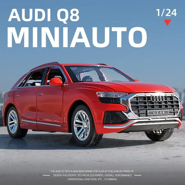 Audi Q8 Auto- Diecast Metal Car - Scale 1:24
