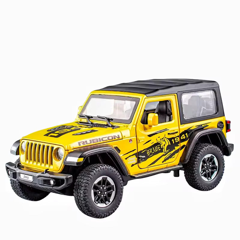 Jeep Wrangler Rubicon 1941 - Diecast Metal Car - Scale 1:24/1:32
