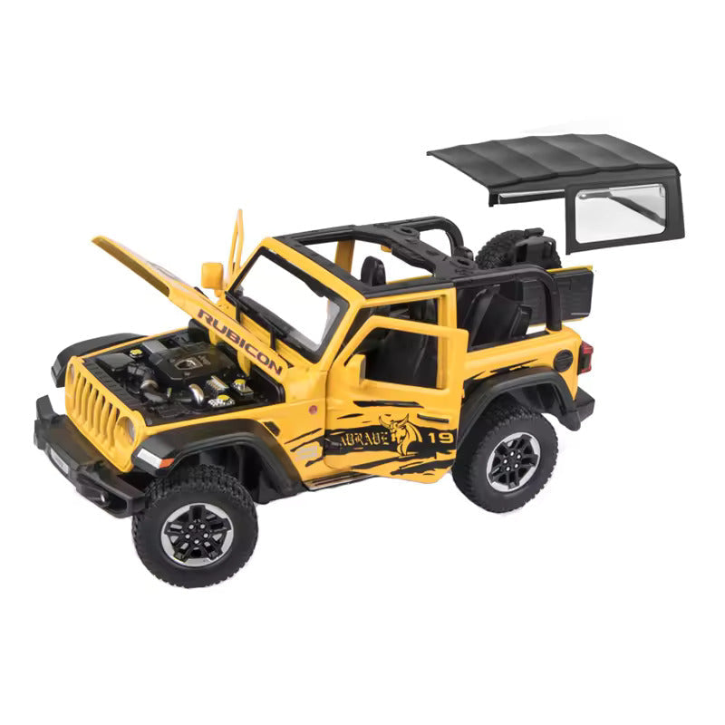 Jeep Wrangler Rubicon 1941 - Diecast Metal Car - Scale 1:24/1:32