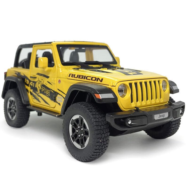 Jeep Wrangler Rubicon 1941 - Diecast Metal Car - Scale 1:24/1:32
