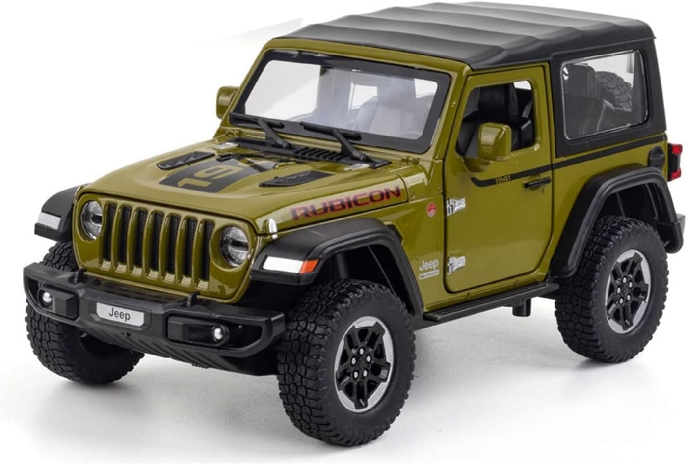 Jeep Wrangler Rubicon 1941 - Diecast Metal Car - Scale 1:24/1:32