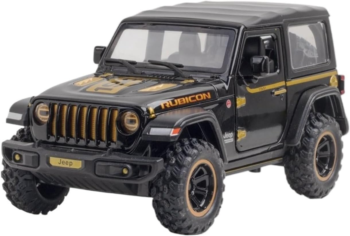 Jeep Wrangler Rubicon 1941 - Diecast Metal Car - Scale 1:24/1:32
