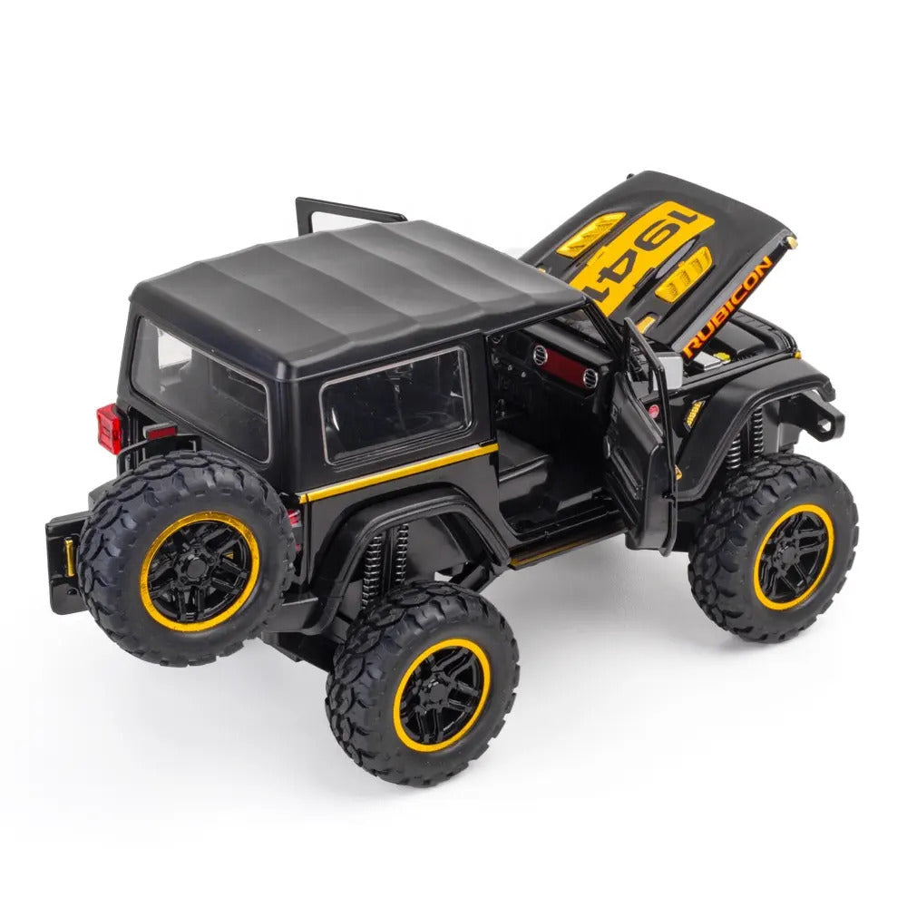 Jeep Wrangler Rubicon 1941 - Diecast Metal Car - Scale 1:24/1:32