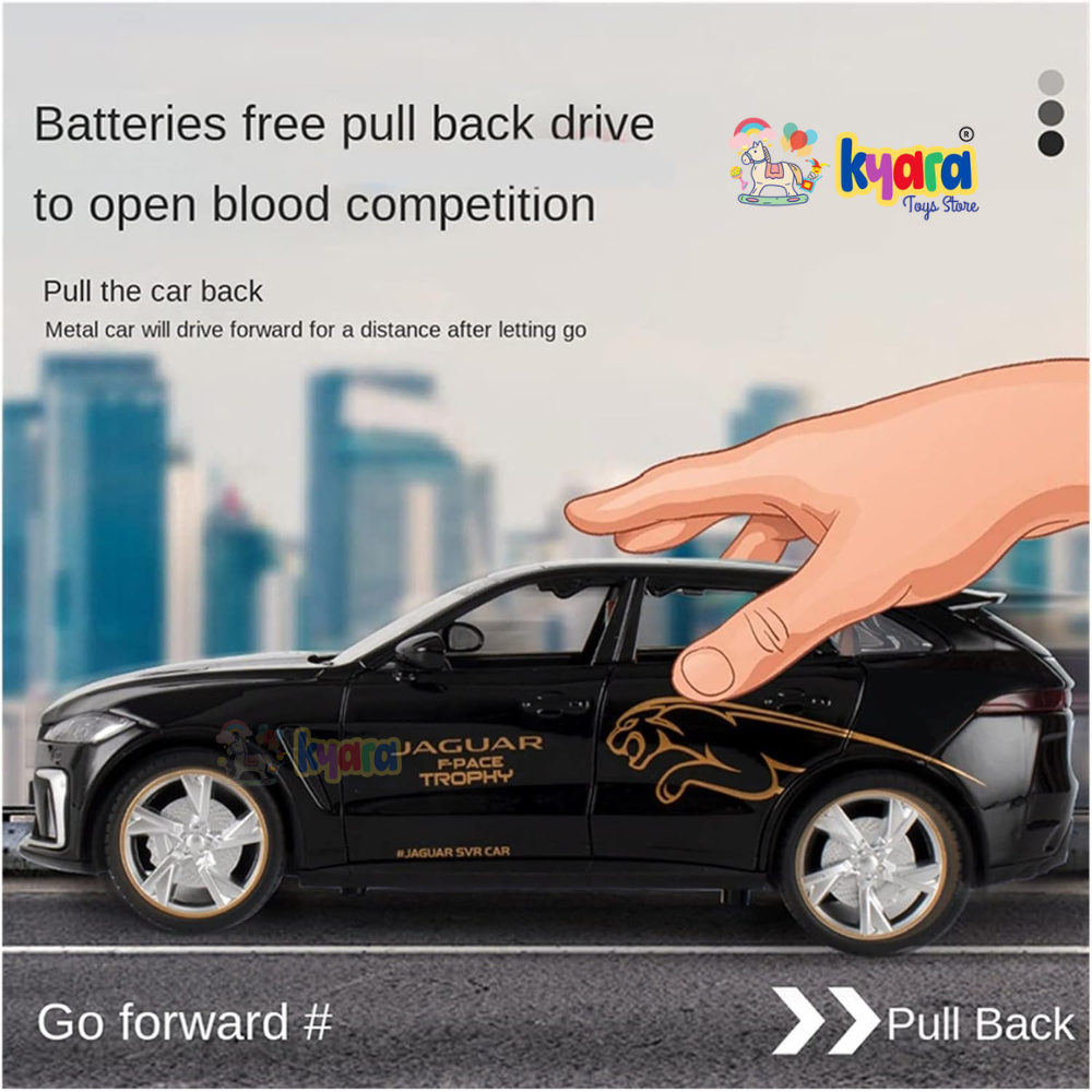 Jaguar F-pace Svr Suv - Diecast Metal Car - Scale 1:24