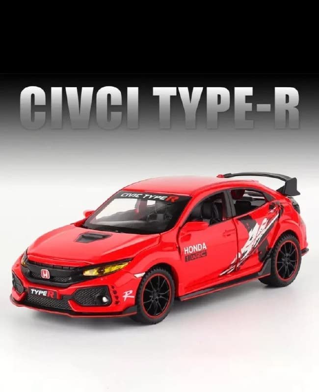 HONDA CIVIC TYPE-R- Diecast Metal Car - Scale 1:32