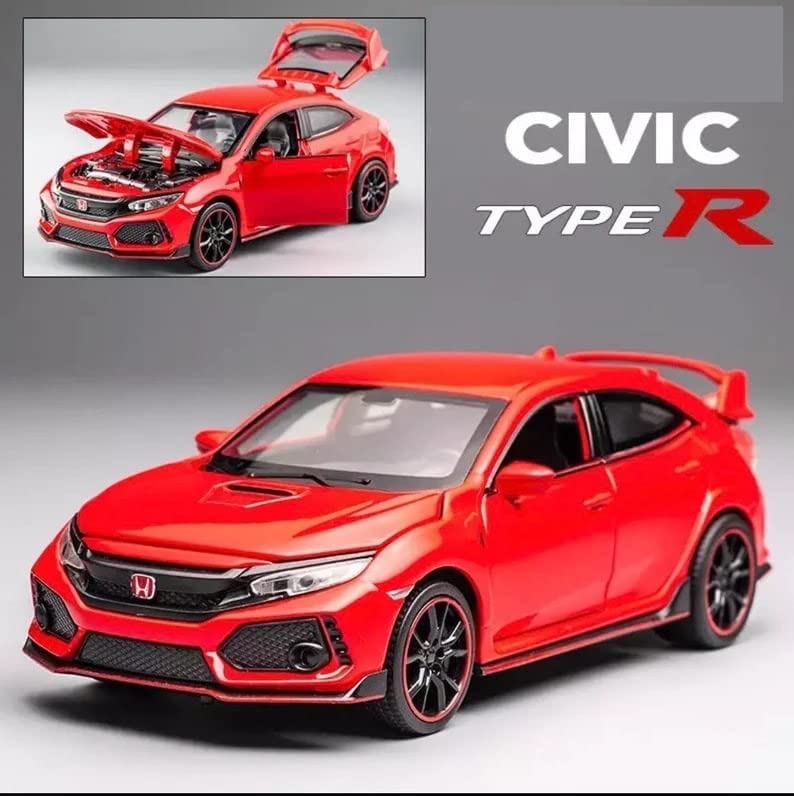 HONDA CIVIC TYPE-R- Diecast Metal Car - Scale 1:32