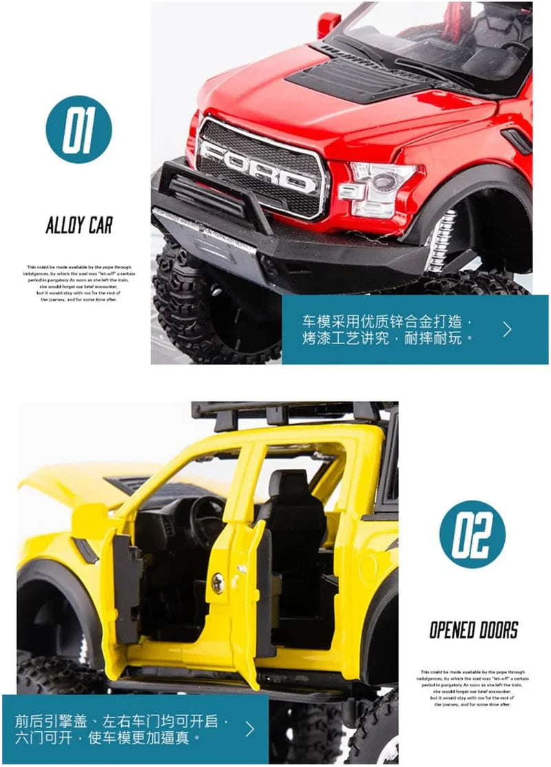 Ford Suv - Diecast Metal Car - Scale 1:24