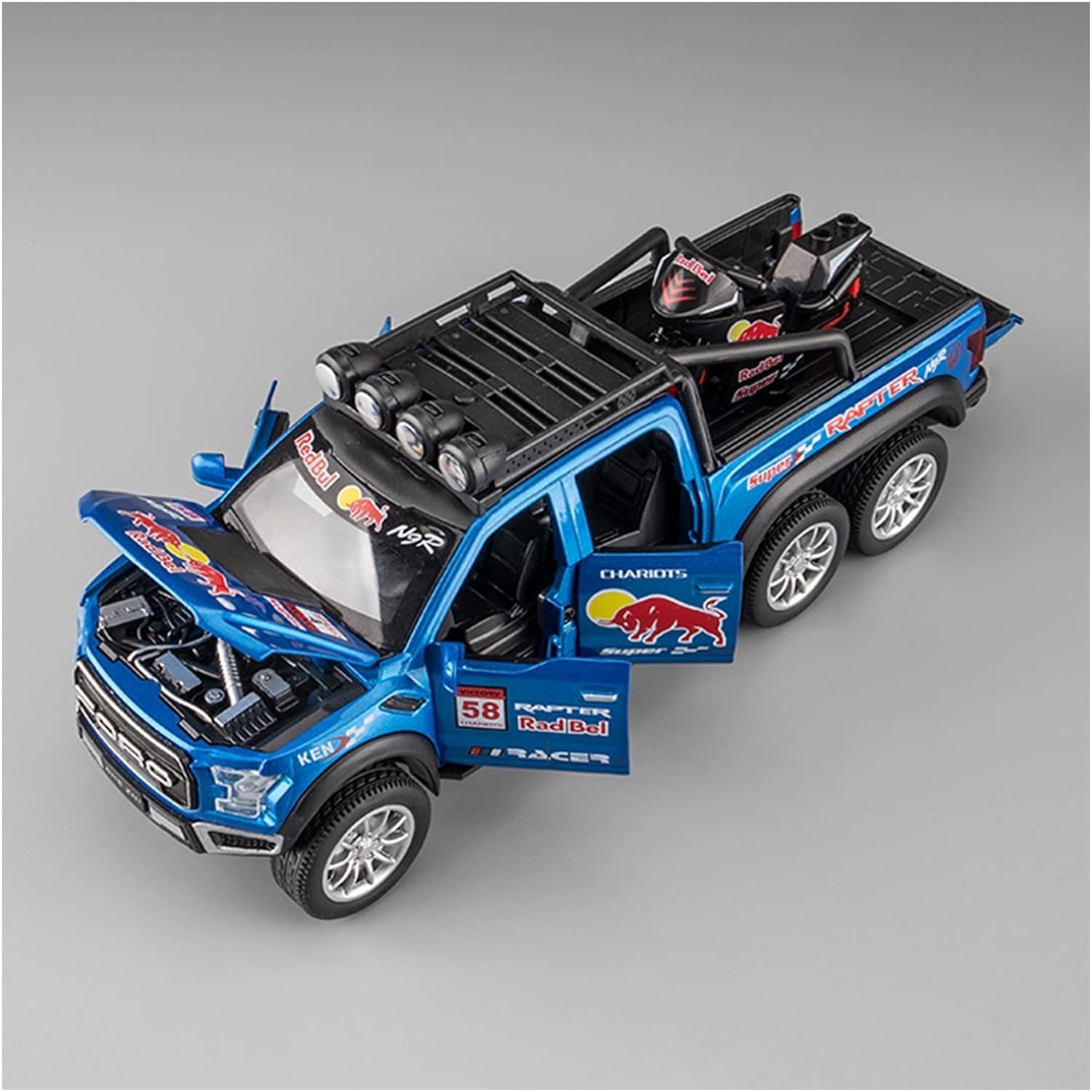 Ford Raptor F150 Pick-up - Diecast Metal Car - Scale 1:24