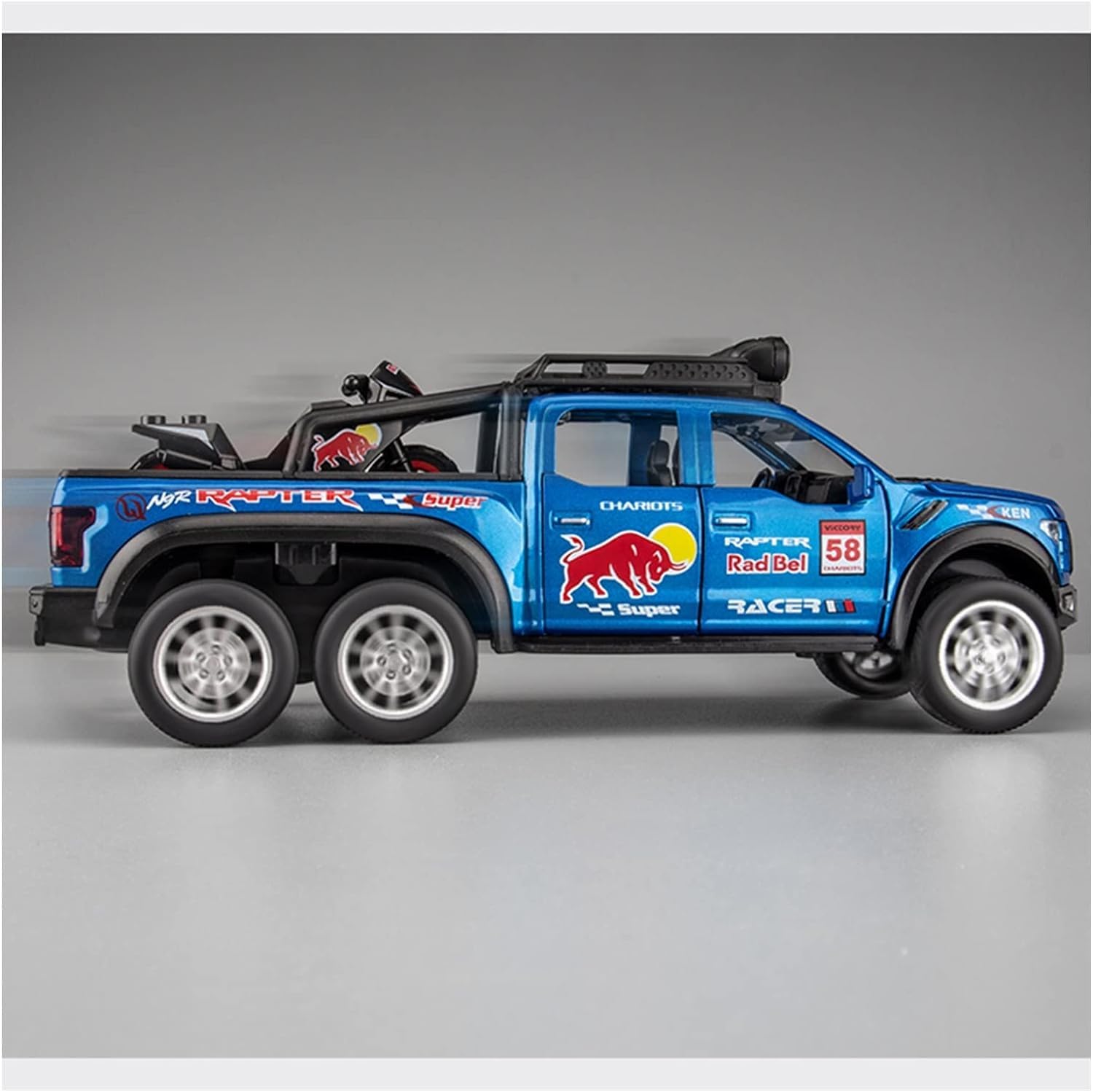 Ford Raptor F150 Pick-up - Diecast Metal Car - Scale 1:24