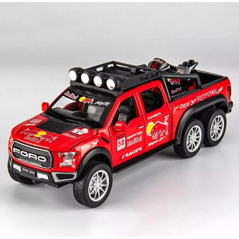 Ford Raptor F150 Pick-up - Diecast Metal Car - Scale 1:24