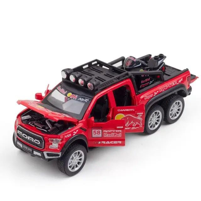 Ford Raptor F150 Pick-up - Diecast Metal Car - Scale 1:24