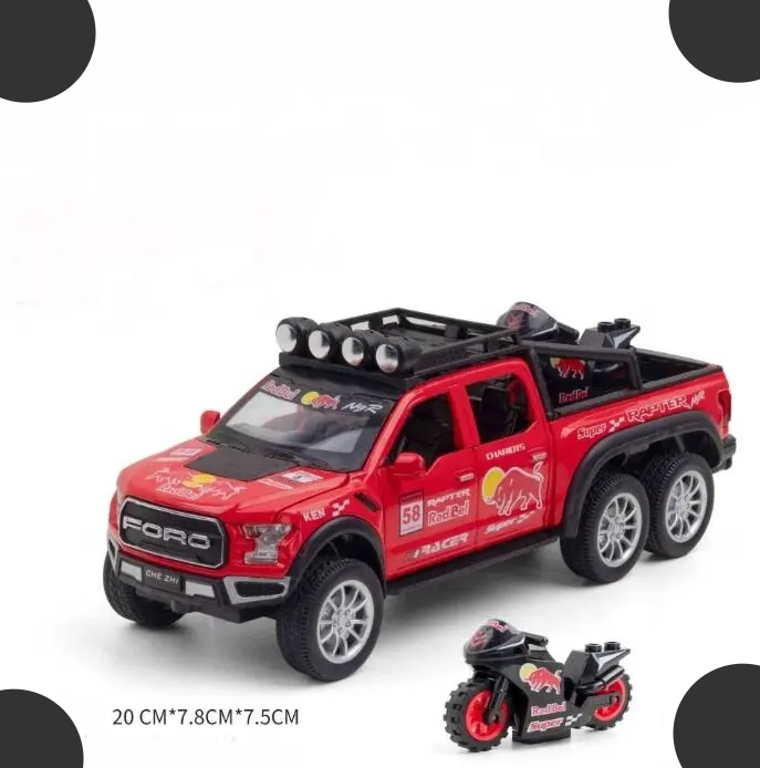 Ford Raptor F150 Pick-up - Diecast Metal Car - Scale 1:24