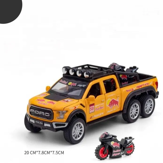 Ford Raptor F150 Pick-up - Diecast Metal Car - Scale 1:24