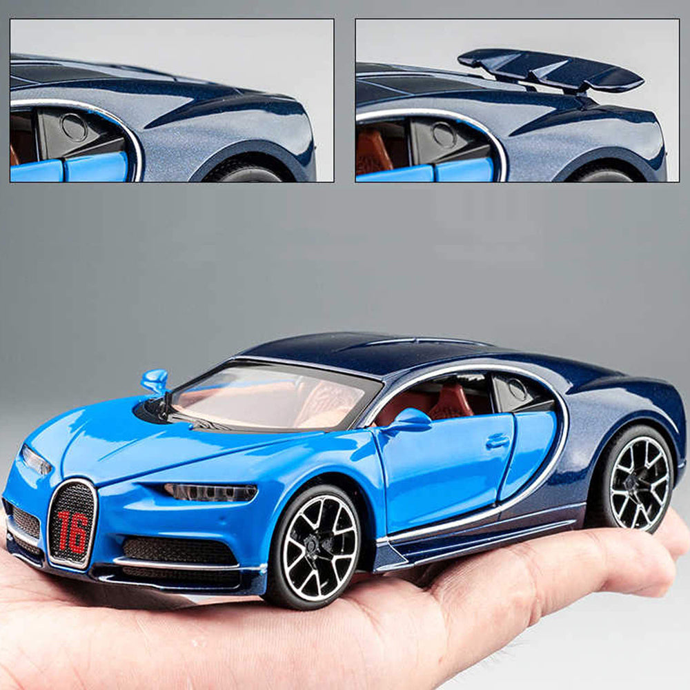 Bugatti Chiiron - Diecast Metal Car - Scale 1:32