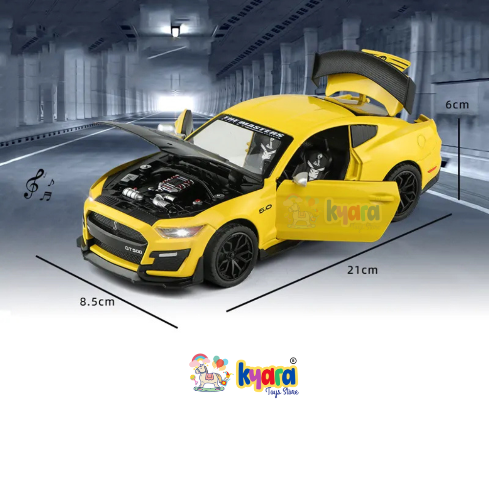 Ford Mustang Viper Gt500  - Diecast Metal Car - Scale 1:24