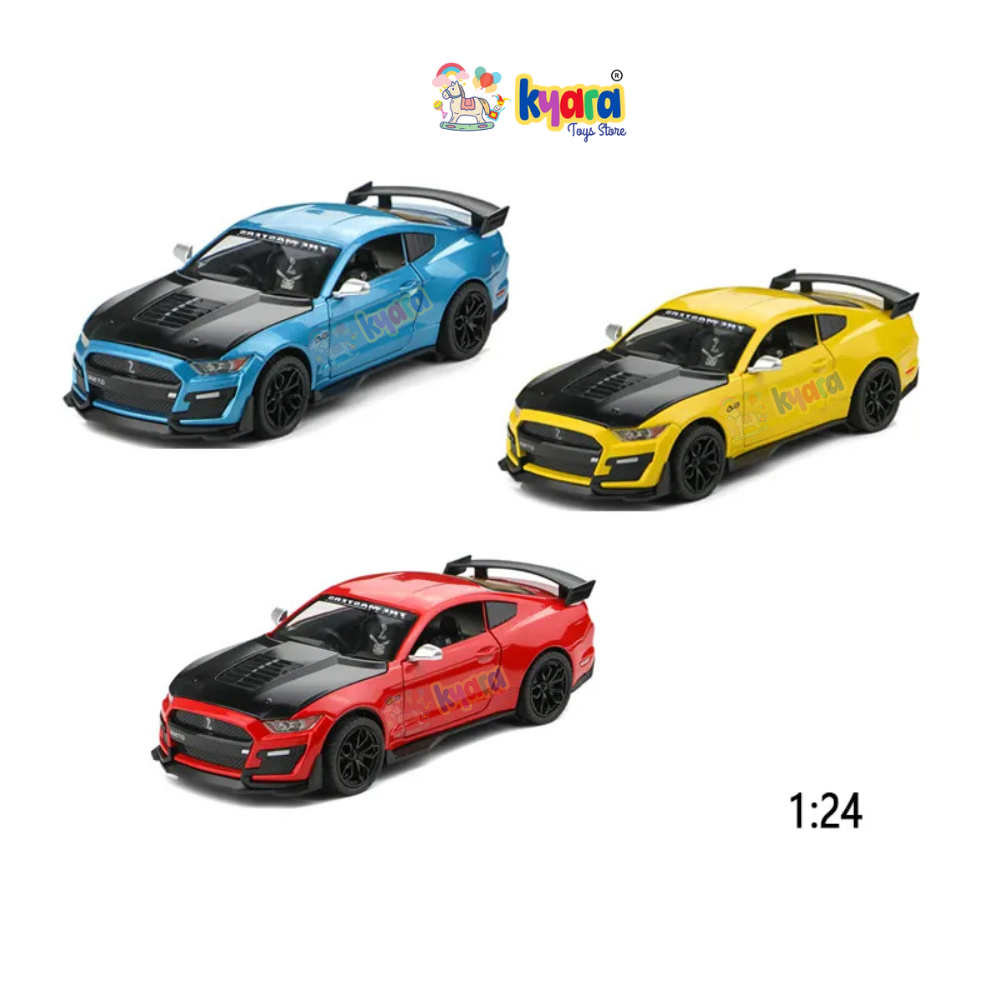 Ford Mustang Viper Gt500  - Diecast Metal Car - Scale 1:24