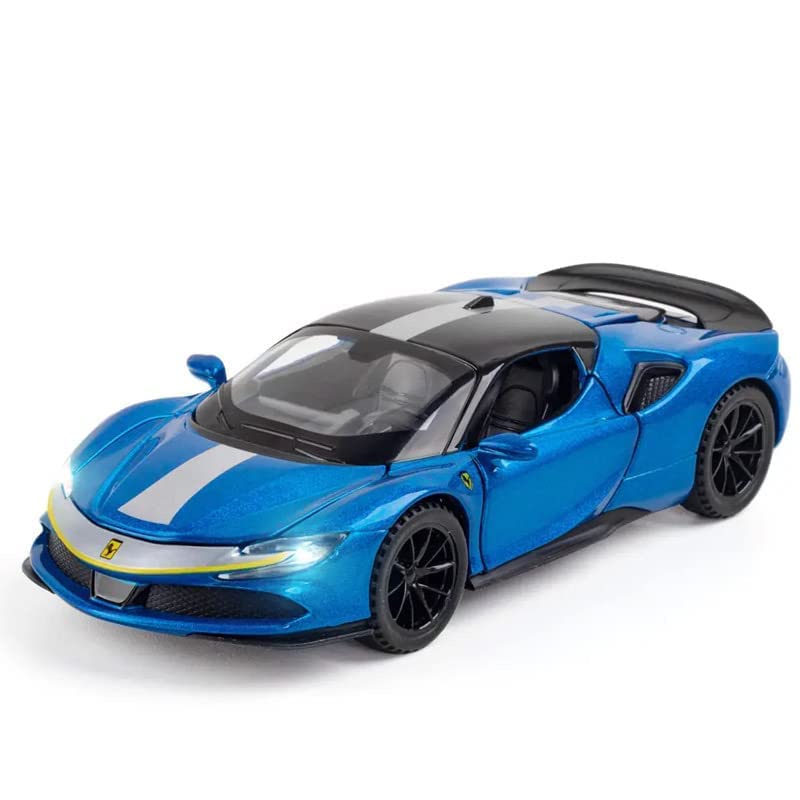 Ferrari Sf90- Diecast Metal Car - Scale 1:24/1:32