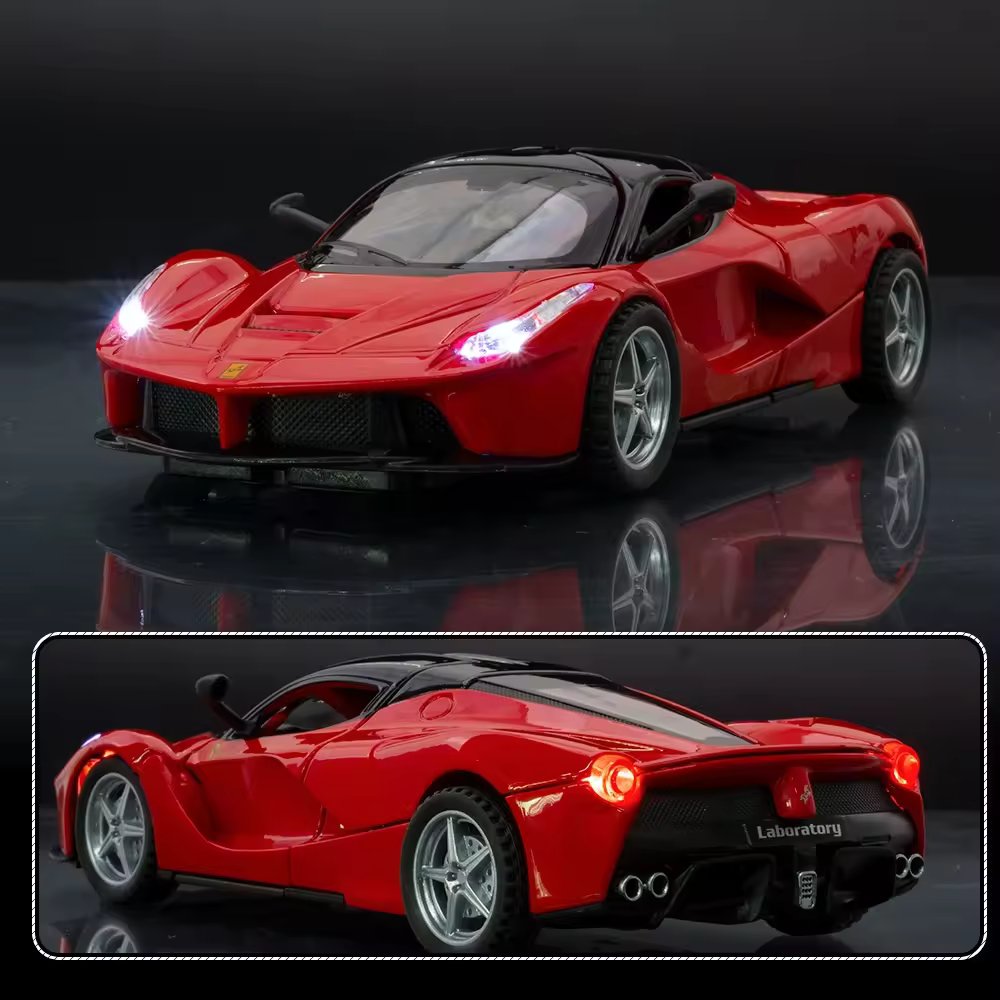 Ferrari Laferrari  - Diecast Metal Car - Scale 1:24/1:32