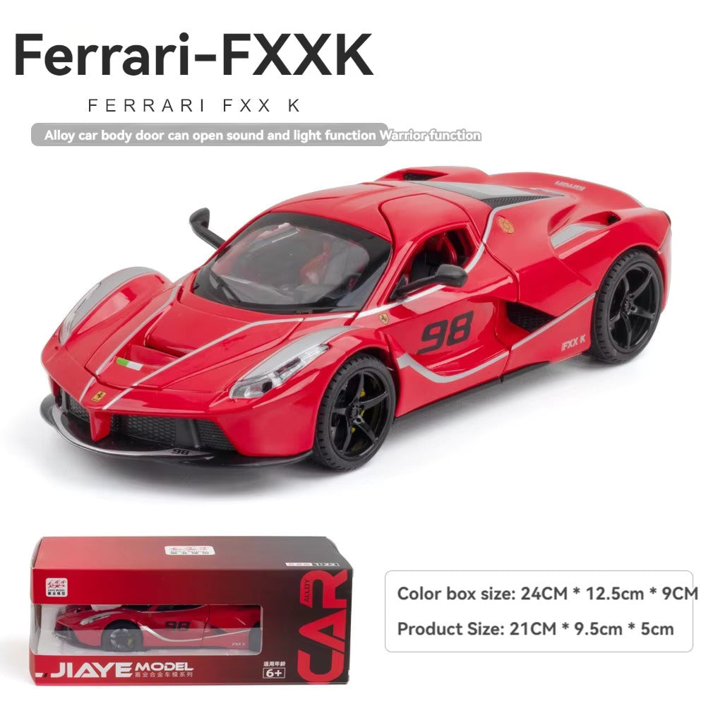 Ferrari FXXK - Diecast Metal Car - Scale 1:24