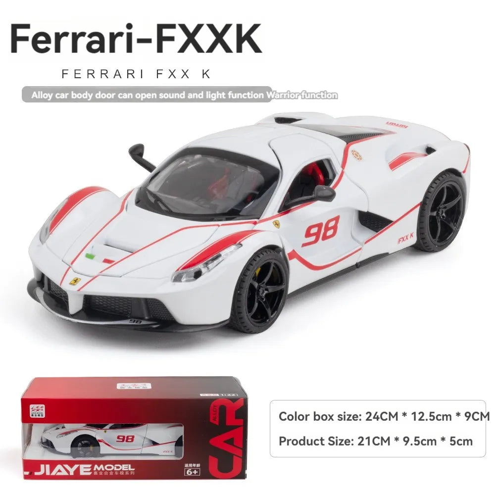 Ferrari FXXK - Diecast Metal Car - Scale 1:24