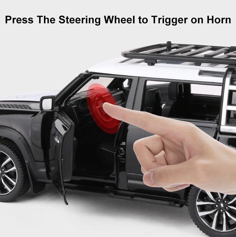 Defender Camping - Diecast Metal Car - Scale 1:24