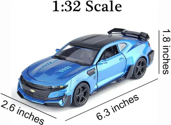 Chevrolet Camaro Bumblebee - Diecast Metal Car - Scale 1:24