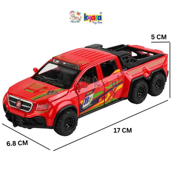 Mercedes Benz 6x6 Converting An Off-road- Diecast Metal Car - Scale 1:32