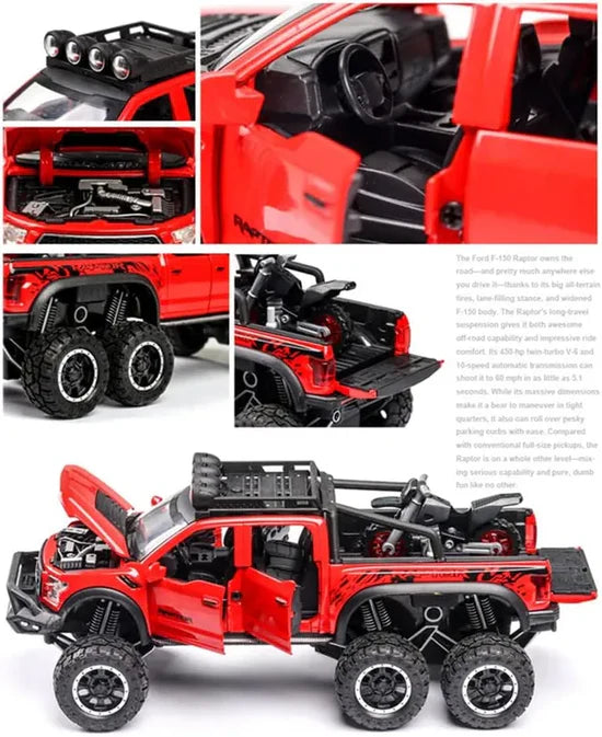 Beast Ford Raptor- Diecast Metal Car - Scale 1:24