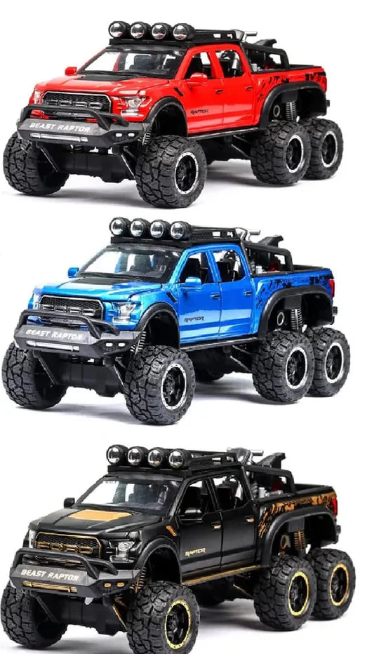 Beast Ford Raptor- Diecast Metal Car - Scale 1:24