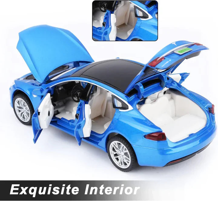Tesla S Model - Diecast Metal Car - Scale 1:32