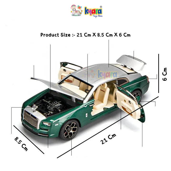 Rolls Royce Wraith Mansory - Diecast Metal Car - Scale 1:24