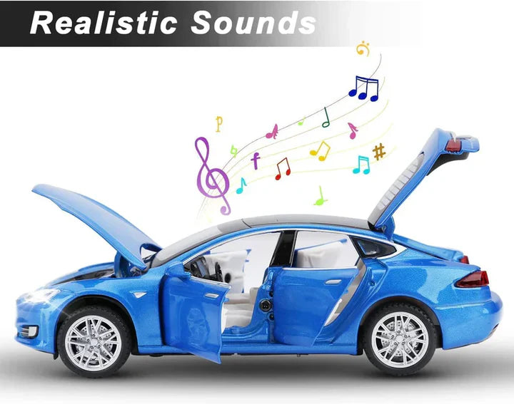 Tesla S Model - Diecast Metal Car - Scale 1:32