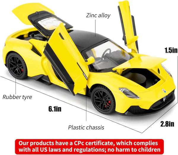 Maserati Mc20 - Diecast Metal Car - Scale 1:32