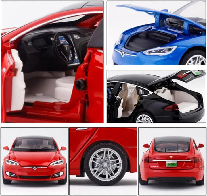 Tesla S Model - Diecast Metal Car - Scale 1:32