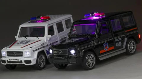 Mercedes Amg G65 Police - Diecast Metal Car - Scale 1:32