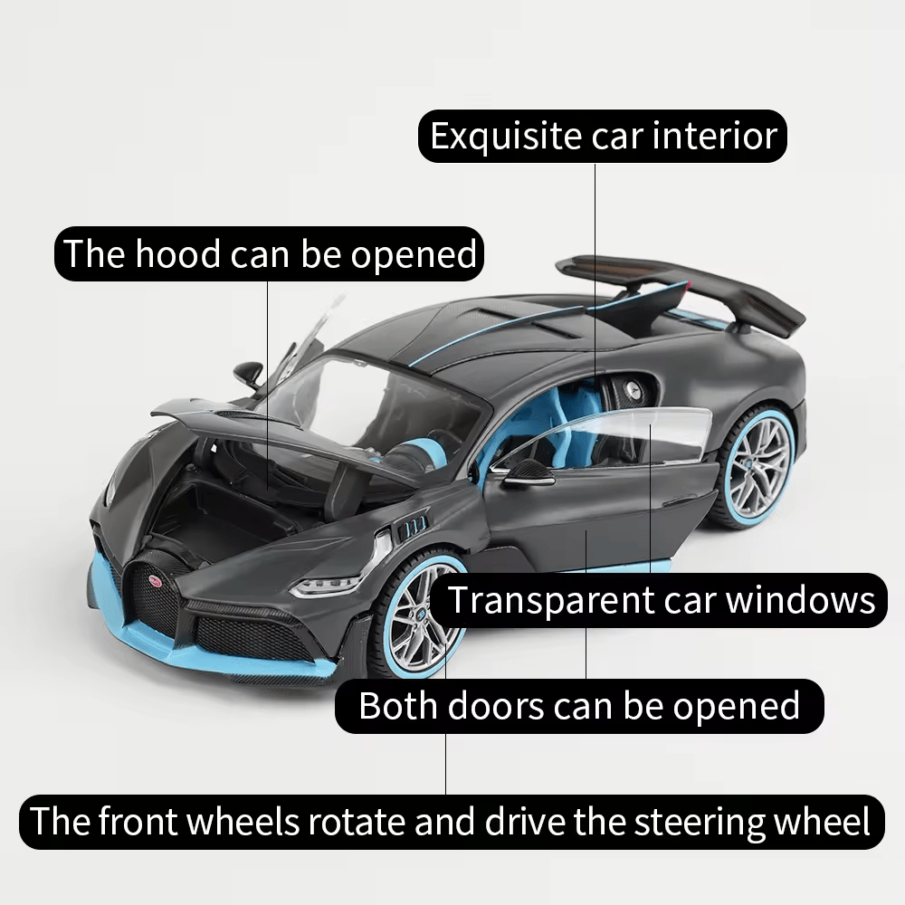 Bugatti Divo - Diecast Metal Car - Scale 1:24/1:32