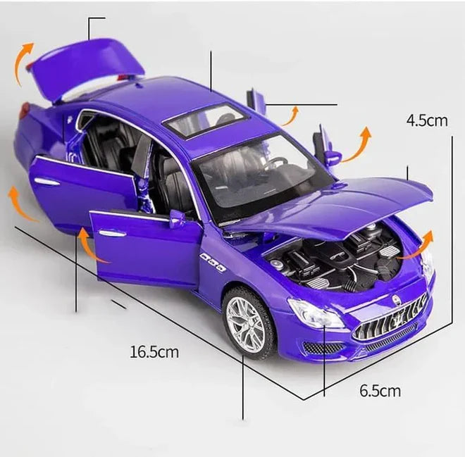 Maserati Quattroporte - Diecast Metal Car - Scale 1:32