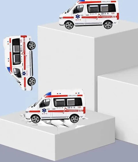 Mercedes Benz Ambulance Van- Diecast Metal Car - Scale 1:24