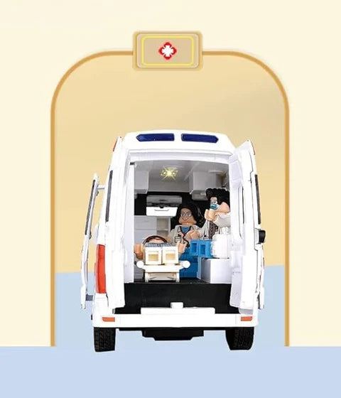 Mercedes Benz Ambulance Van- Diecast Metal Car - Scale 1:24