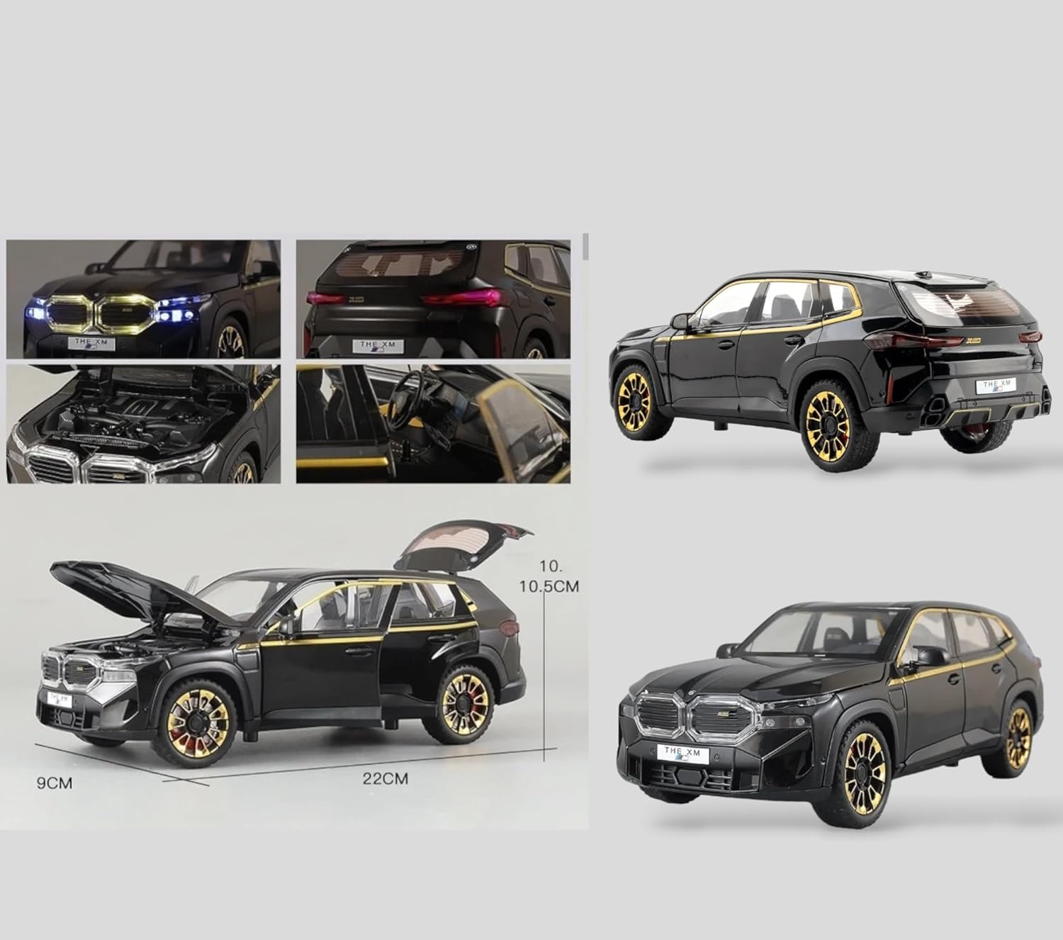 Bmw Xm - Diecast Metal Car - Scale 1:24