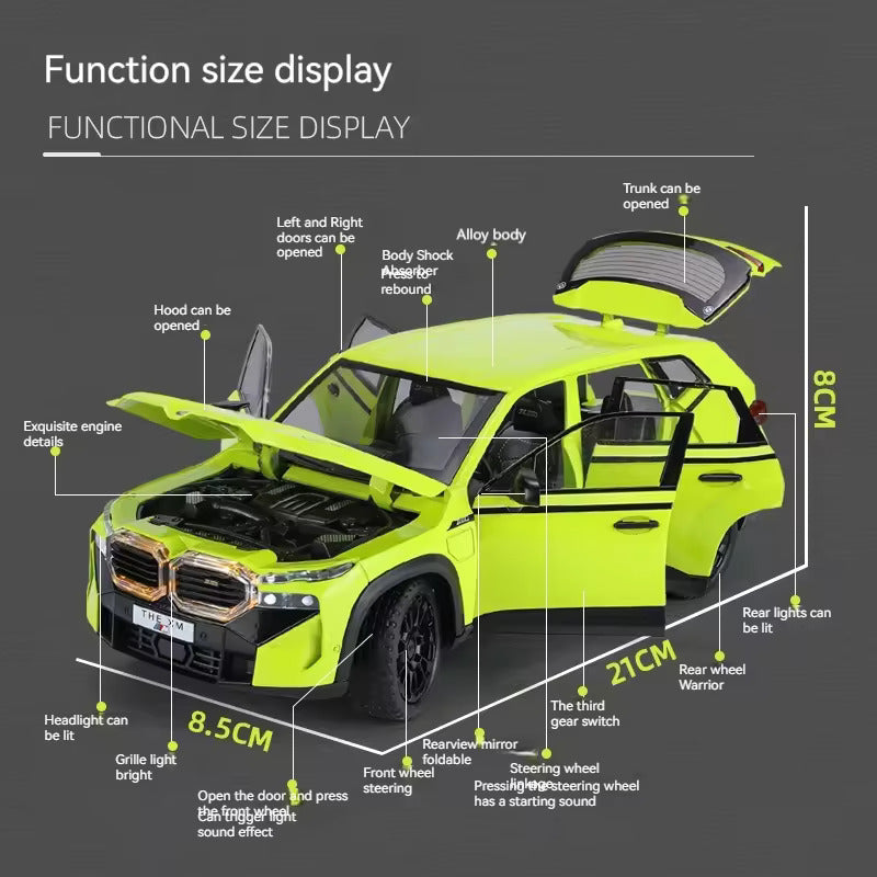 Bmw Xm - Diecast Metal Car - Scale 1:24