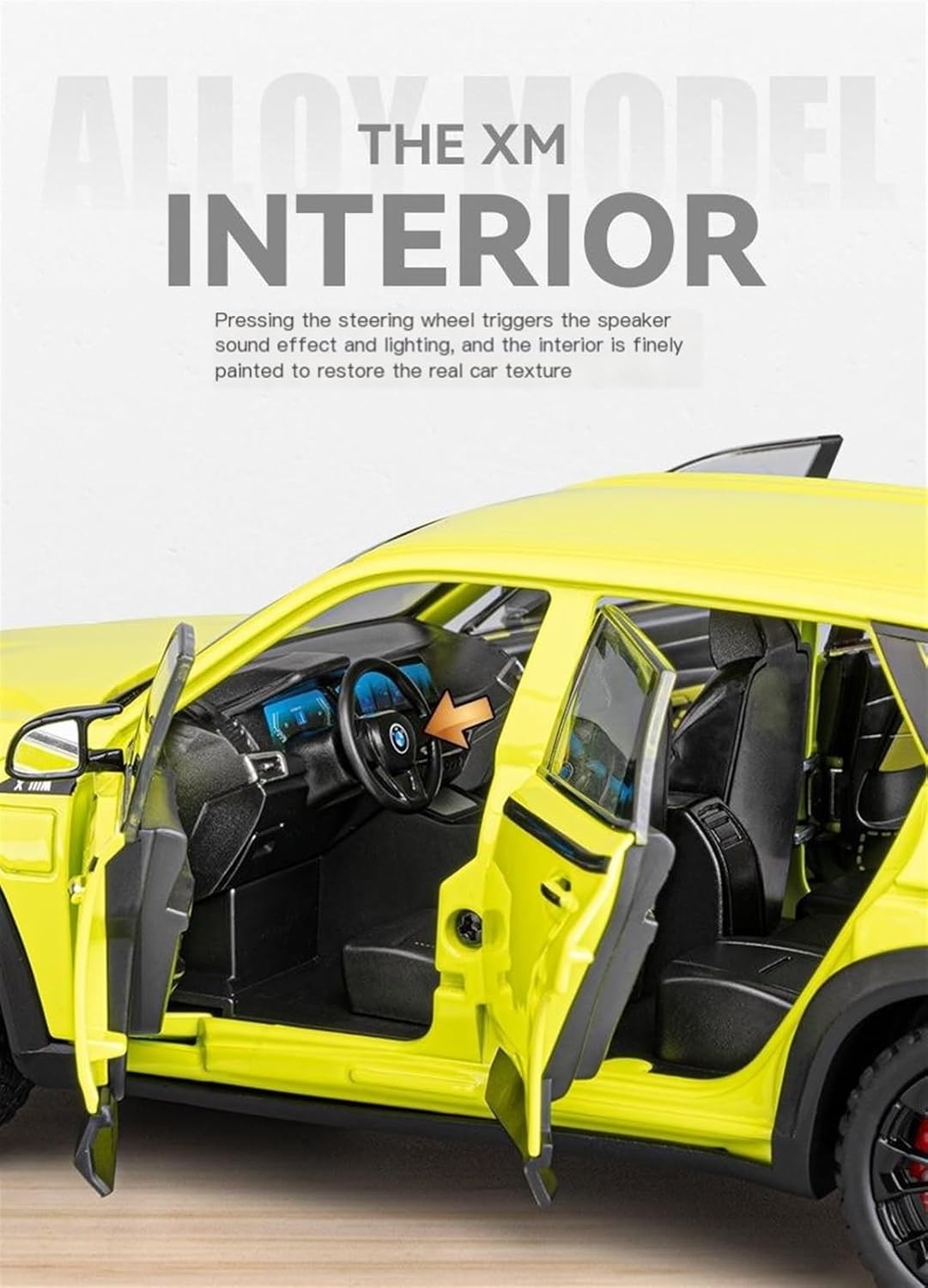 Bmw Xm - Diecast Metal Car - Scale 1:24