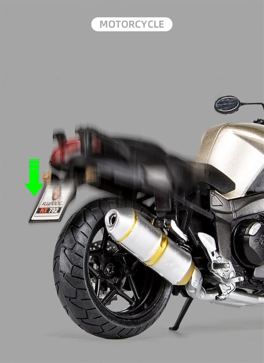 Bmw R1800c  - Diecast Metal Car - Scale 1:24