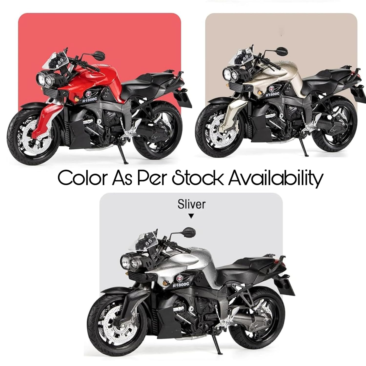 Bmw R1800c  - Diecast Metal Car - Scale 1:24