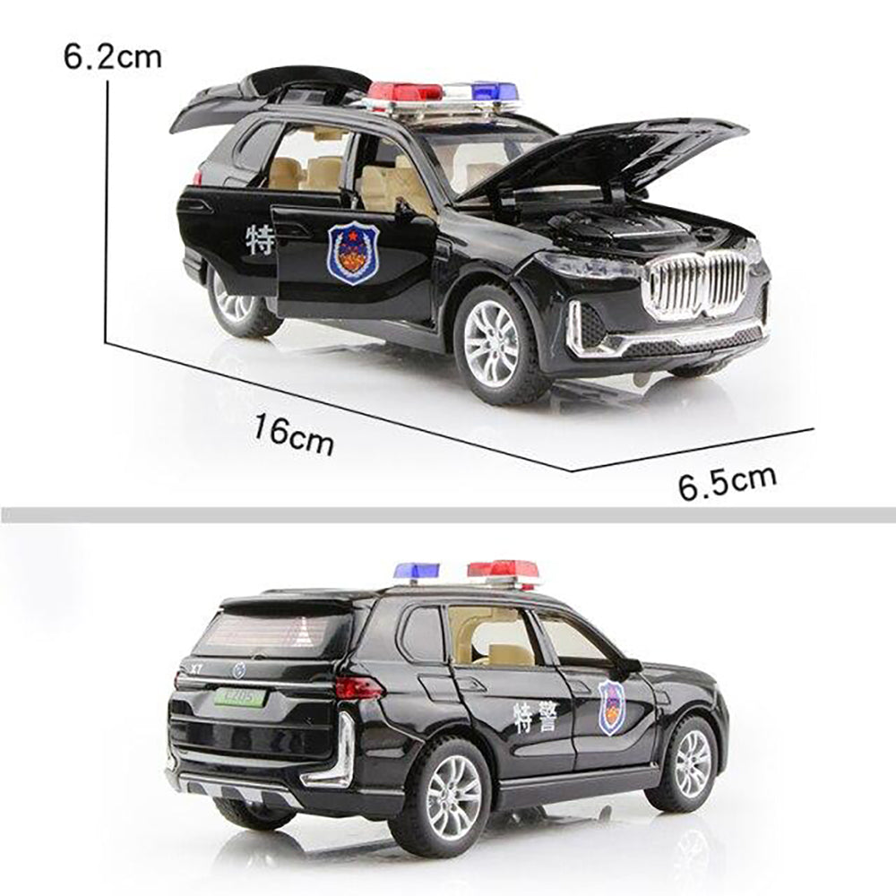 Bmw Police- Diecast Metal Car - Scale 1:32