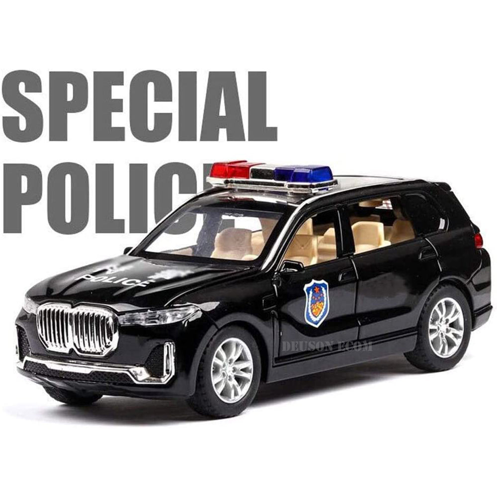 Bmw Police- Diecast Metal Car - Scale 1:32
