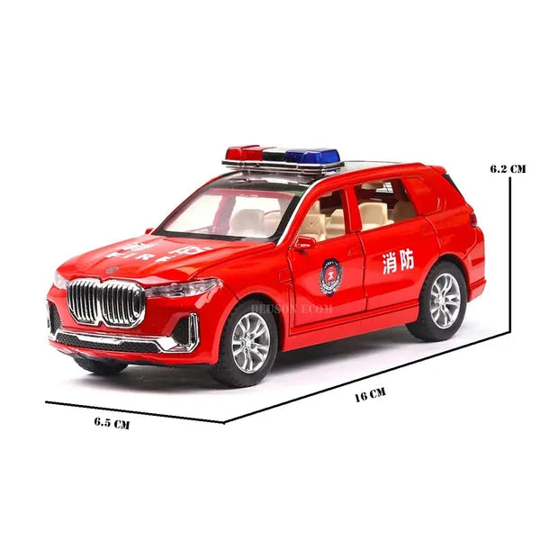 Bmw Police- Diecast Metal Car - Scale 1:32