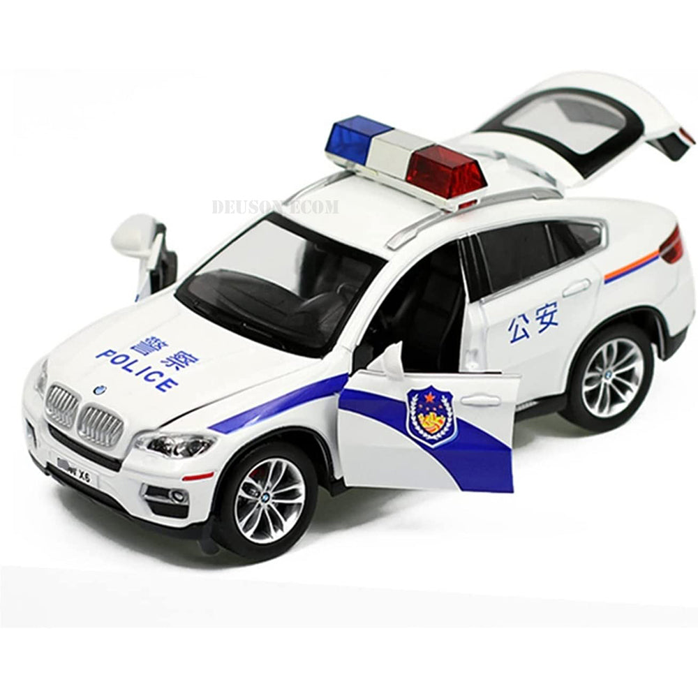 Bmw Police- Diecast Metal Car - Scale 1:32