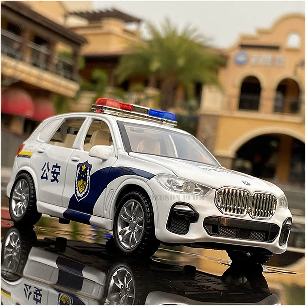 Bmw Police- Diecast Metal Car - Scale 1:32
